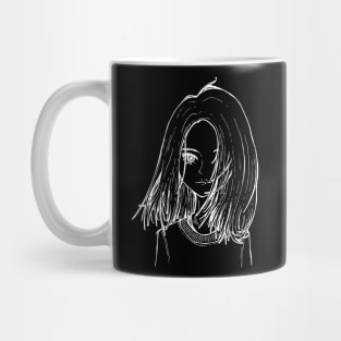 Portrait line art Mug